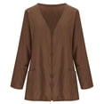 thumbnail image 4 of Xuyuer Women's Cardigan Long Sleeve Open Front Knit Lightweight Cardigans, 4 of 7