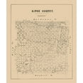 thumbnail image 2 of Unknown 15x17 White Modern Wood Framed Museum Art Print Titled - Knox County Texas -1880, 2 of 4