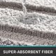 thumbnail image 4 of Non-slip Bath Mat, Extra Soft Bathroom Rug, Machine Washable, Water Absorbent, 40 X 60 Cm, Gray, 4 of 5