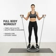 thumbnail image 2 of Rock Stepper Machine, Lateral Rocking Fitness Stepper for Home Workout, Low-Impact Side-to-Side Stepper for Knees and Joints, Compact Portable Glute Core Step Machine with Digital Counter, 2 of 7