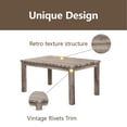 thumbnail image 4 of Morden Fort  Farmhouse Dining Set Rectangular Table Chair 5-piece, 4 of 5