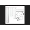 thumbnail image 3 of Superior Tool 26015 Leak Free Disposal Kit for Double Basin Sinks  Threadless Tubular, 3 of 3