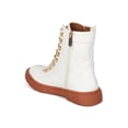 thumbnail image 3 of New Women Leatherette Chained Lace Up Combat Boot - 18027 By Cape Robbin Line, 3 of 6
