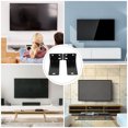 thumbnail image 1 of WEUVEB Floating Wall Shelf Soundbar Mount Black Metal Bracket with Easy Installation, 1 of 8