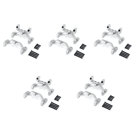 

5X for MN D90 D91 D96 MN99S Metal Pull Rod Base & Axle Up Bracket Mount Accessories Silver
