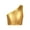 Gold, variant on Kids Girls Metallic Tank Crop Tops Single Shoulder Dance Yoga Workout Sports Bras Gymnastics Gold 130-140