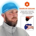 thumbnail image 3 of Gorra Cooling Skull Ergodyne 6632 UPF 50, que absorbe el sudor, azul, 3 of 7