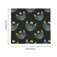 thumbnail image 3 of Yiaed Faces Of The Cat Print Tapestry for Bedroom,Tapestry Wall Tapestries, Tapestry Aesthetic for Living Room Dorm Room 51" X 60", 3 of 6