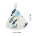 thumbnail image 2 of Shisuyan Porte-Pots Blanc Coton Lot de 1 4.7x4.7in, 2 of 8
