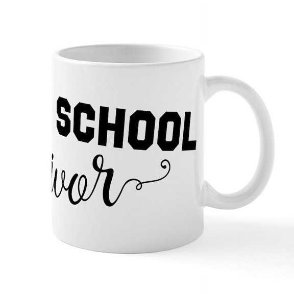 CafePress - Nursing School Survivor - 11 oz Ceramic Mug - Novelty Coffee Tea Cup