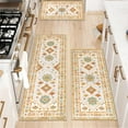 thumbnail image 6 of Ileading Boho Kitchen Rug Sets 3 Piece Runner Bohemian Mats Non Skid Washable Kitchen Floor Mat Runner, 6 of 6