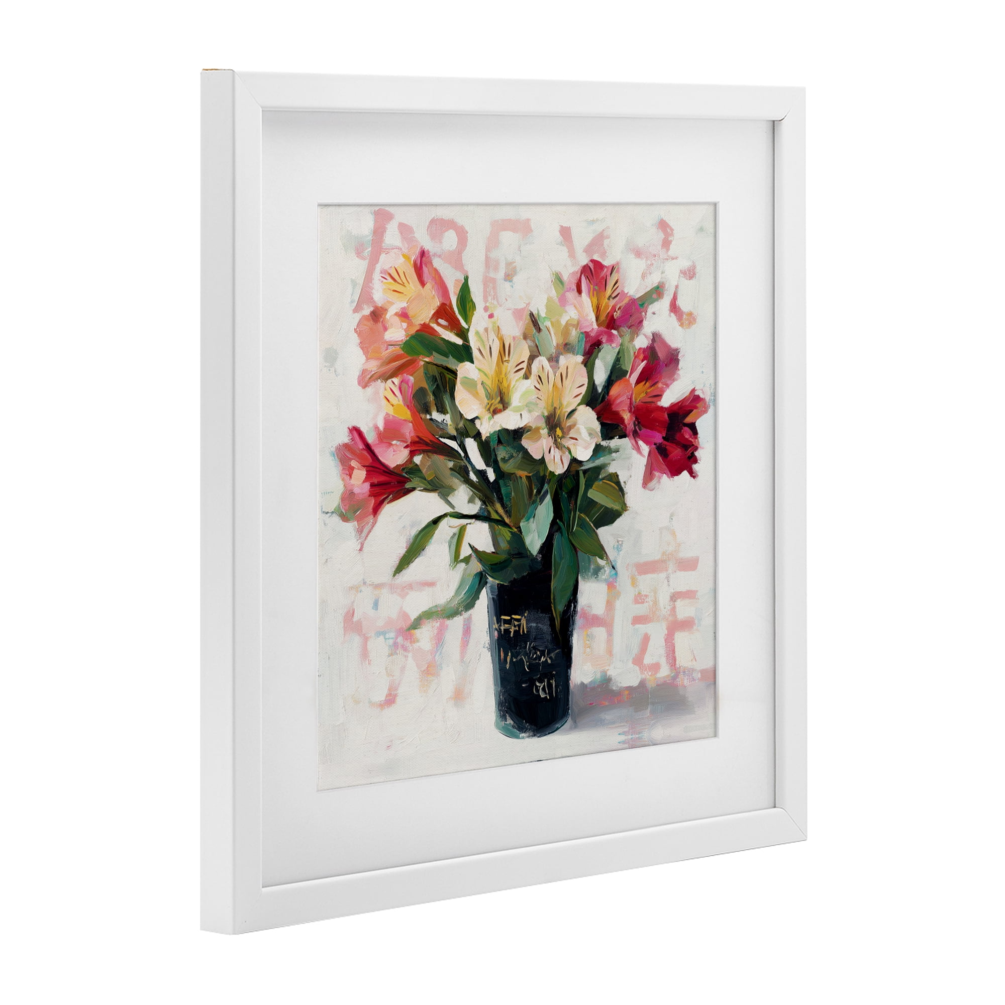 Stupell Industries Street Style Harmony Bouquet White Framed Print Under Glass, design by Svetlana Aleynikova