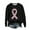 Black, variant on WREESH Women's Pink Ribbon Graphic Pullover Breast Cancer Awareness Sweatshirt Fall Long Sleeve Top Crewneck Sweatshirts Black