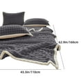 thumbnail image 4 of PRETXORVE Soft Bubble Fleece Blanket Warm and Soft Single Layer Double-sided All-season Solid Color Plush Blanket, 4 of 7