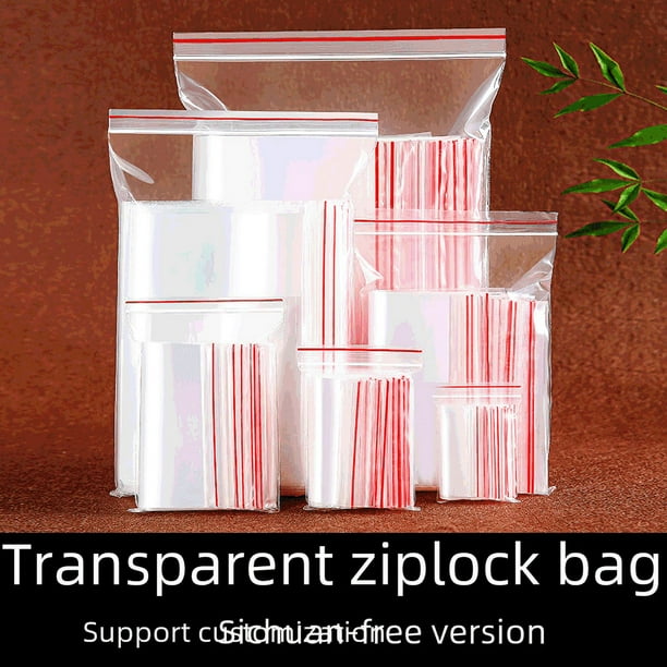 Bolsa autosellante, bolsa de sellado transparente, bolsa densa impermeable, bolsa de plástico para embalaje de ropa, bolsa de huesos