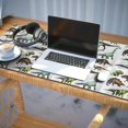 thumbnail image 3 of Long Mouse Pads for Desk,Colorful Realistic Dinosaurs Pattern Desk Mats on Top Of Desks, Desk Mouse Pad Extra Large with 3mm Non-Slip Base and Stitched Edge for Gaming,Office,Work,Home 35.4"x15.7", 3 of 6
