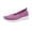 Purple, variant on Willtoo Orthopedic Womens Knitted Flat Walking Shoes Comfortable Slip On Mesh Lightweight Sneakers Casual Soft Gym Non Slip Loafers