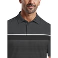 thumbnail image 6 of Ben Hogan Men's & Big Men's Performance Front Panel Printed Short Sleeve Polo Shirt, up to 5XL, 6 of 7