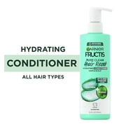 Garnier Fructis Pure Clean Hair Reset Hydrating Conditioner, Aloe, 12 fl oz