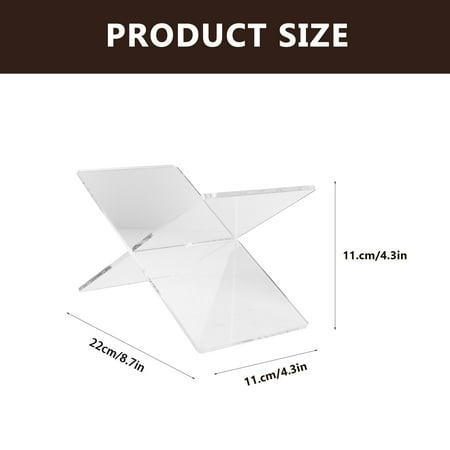 

Book Showing Bracket X-shaped Desktop Booking Holding Rack Magazine Support