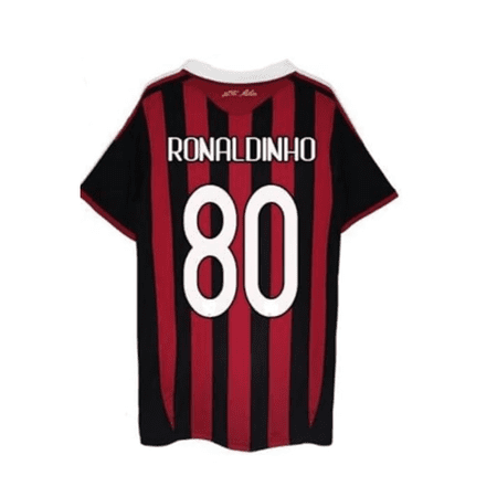 PRO AC Ronaldinho Jersey Retro 09/10 Soccer Jerseys Football Training Uniform Sport Fans Shirt