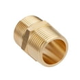 thumbnail image 3 of U.S. Solid 3/4 in MNPT x 3/4 in MNPT Brass Pipe Fitting Hex Nipple, 3 of 5