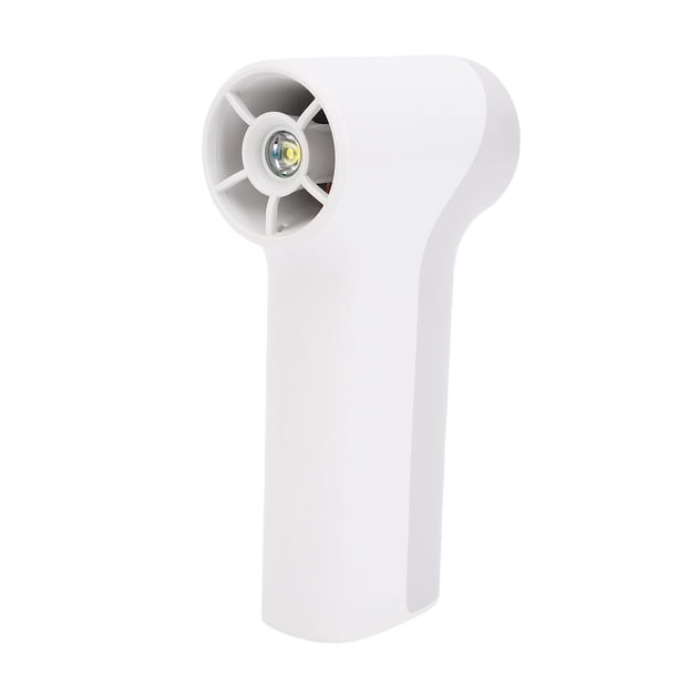 Turbo Ventilador de Mano Portátil, 5 Velocidadas de Alta Velocidad Mini Ventilador de Mano Con Luz Led, 4000 mAh Batería Recargable, 30000 rpm Potente Ventilador Personal