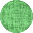 thumbnail image 1 of Ahgly Company Indoor Round Persian Emerald Green Traditional Area Rugs, 6' Round, 1 of 4