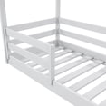 thumbnail image 6 of Kappesberg Sweet Dreams Toddler Bed with House Frame – Safe Crib-to-Big Kid Bed - White, 6 of 7