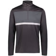 thumbnail image 3 of Holloway Sportswear S Prism Bold 1/4 Zip Pullover Black/Carbon 222591, 3 of 5