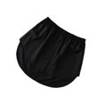 thumbnail image 2 of Qarigey Extensores de camisa, blusa de cola, enaguas desmontables, suéter, dobladillo de moda, parte inferior, accesorios de ropa, dobladillo Vestidos negro SG Qarigey AP010483-28B, 2 of 6