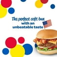thumbnail image 2 of Wonder Bread Classic Extra Soft White Bread Hamburger Buns, 15 oz, 8 Ct, Shelf-Stable-2 Pack, 2 of 3