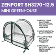 thumbnail image 3 of Zenport SH3270-12.5 Mini High Balcony Greenhouse, 3 of 4