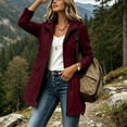 thumbnail image 4 of Jsaierl Women's Hooded Utility Anorak Jacket Drawstring Waist with Flap Pockets Lightweight Spring Fall Casual Travel Coat, 4 of 10
