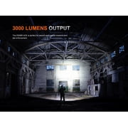 Fenix PD36R ACE 3000 Lumens Multi-Mode Rechargeable Tactical Flashlight + LumenTac Organizer