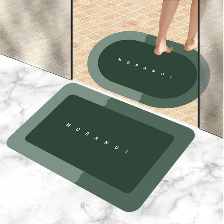 Super Absorbent Bath Mat, Quick-drying Bathroom Mats, Super Absorbent  Living Room Floor Mat , Rubber Non-slip Bottom, Easy to Clean Bathroom Rug