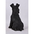thumbnail image 2 of 13" Sitting Schnauzer Outdoor Garden Statue, 2 of 6