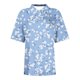 thumbnail image 4 of Fiudx Ofertas y Liquidaciones Blusa con Botones y Cuello Vuelto de Manga Corta con Estampado Cómodo E Informal para Mujer a La Moda, 4 of 5