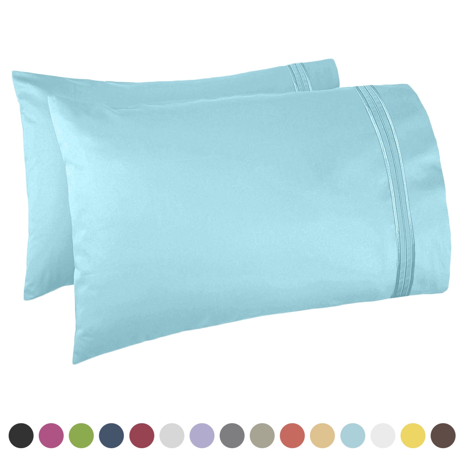 Nestl Premier 1800 Pillowcase 100 Luxury Soft Microfiber Pillow Case Sleep Covers