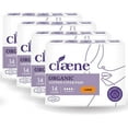 thumbnail image 3 of Claene Organic Cotton Cover Pads Natural Sanitary Napkins with Wings 4 Pack, 3 of 6