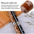 thumbnail image 3 of C/D/E/F/G key  Flute Dizi Bitter Bamboo Pluggable Traditional Handmade Chinese Musical Woodwind Instrument Study Level Performance, 3 of 6