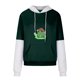 thumbnail image 4 of Puntoco Mujeres Moda Casual Estampado Cuello Redondo Suelto Manga Larga Tops Cortos Blusa Sin Capucha Sudaderas Puntoco Puntoco-768, 4 of 5