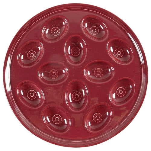 Open Box Homer Laughlin Fiesta Claret (Intro 2016) Deviled Egg Plate 10979966