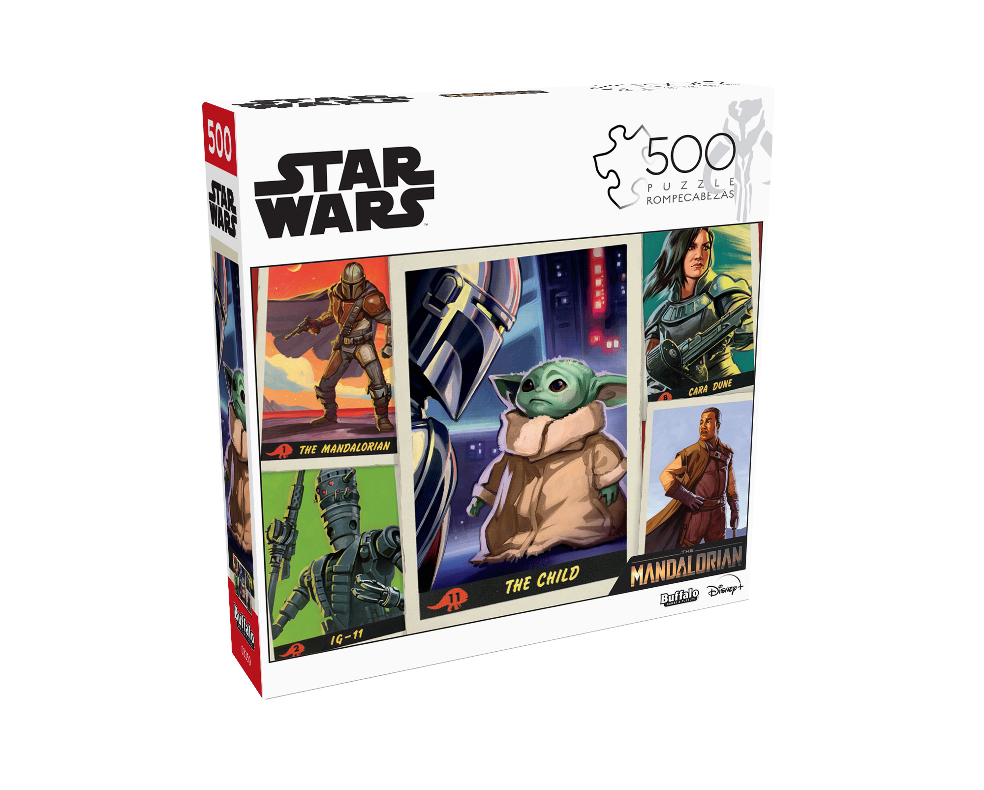 Buffalo Games 500-Piece Entertainment Collection Baby Yoda Trading Cards Jigsaw Puzzle