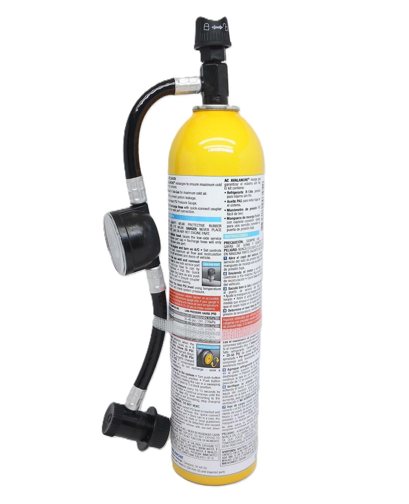 AC Avalanche 18 oz R134A Auto A/C Recharge, Air Conditioner