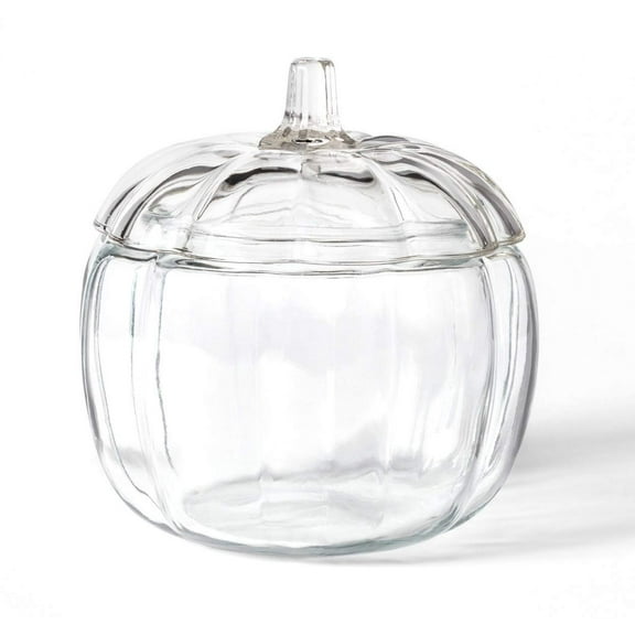 Anchor Hocking Glass 2 Liter Pumpkin Candy Jar
