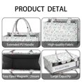 thumbnail image 4 of Large Capacity Tote Bag,White Buffalo Skull Dot Pattern Handbag Fashion Luxury Tote Bag,15.7"x13"x 5.1" Inches,Laptop Compatible, 4 of 6