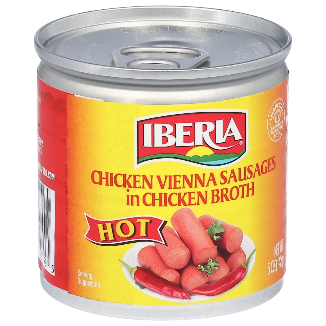 Iberia Hot Chicken Vienna Sausages in Chicken Broth, 5 oz