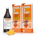 thumbnail image 1 of Emulsión de suplemento de aceite de hígado de bacalao de Escocia sabor naranja, 1 of 5