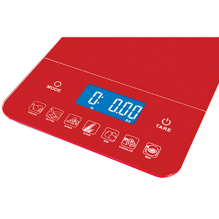 Ozeri Touch III 22 lbs (10 kg) Digital Kitchen Scale with Calorie Counter,  in Tempered Glass, 1 - Fry's Food Stores